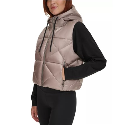 Women's Quilted Hooded Vest