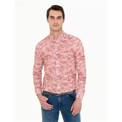 Somon Slim Fit Uzun Kollu Gömlek