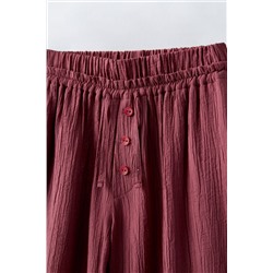 FLOWING TEXTURED TROUSERS