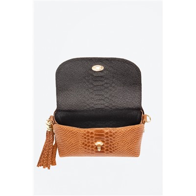 Bandolera de piel Amblar Camel - Firenze Artegiani