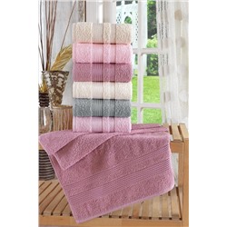 Zeynep Tekstil Stars 6'lı 50x90 Cm El&yüz Havlu Seti 153-99-0057
