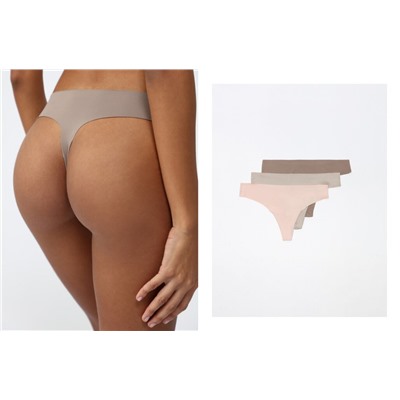 3-PACK OF MICROFIBRE THONGS