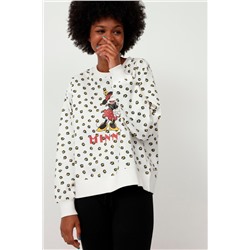 Sudadera Minnie Disney Blanco