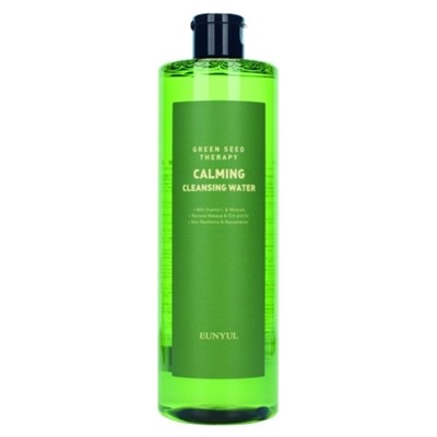 EUNYUL Green Seed Therapy Calming Cleansing Water Успокаивающая мицеллярная водас экстрактами зеленых плодов 500мл