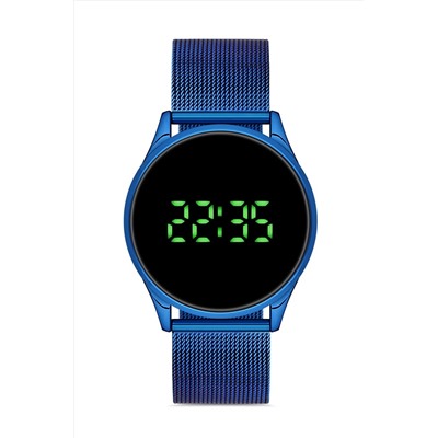 Aqua Di Polo 1987 Kadın Lacivert Hasır Dijital Led Kol Saati Apwg027803 APWG0278