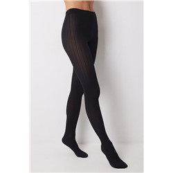 Panty textura negro
