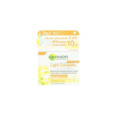 Отбеливающий крем-серум с защитой от солнца SPF20 РА+++ Garnier Skin Naturals 18 мл / Garnier Skin Naturals Light Complete Day Multi-Action SPF20 РА+++ Whitening Serum Cream 18ml