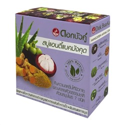 TWIN LOTUS Soap with Mangosteen antibacterial Мыло с Мангустином антибактериальное 85г