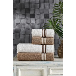 Casnack Veronica 4'lü Banyo Havlu Seti Veronica Model