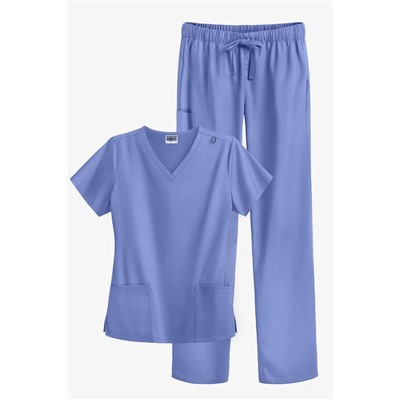 Strictly Scrubs STRETCH Women's 4-Pocket Scrub Set