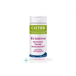 Cattier Eridène Dentifrice Poudre Blanchissant BIO 40g
