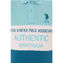 Erkek Turkuaz Polo Yaka Tişört