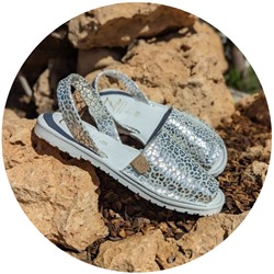 AB.Zapatos · 504-8 Guepardo plata