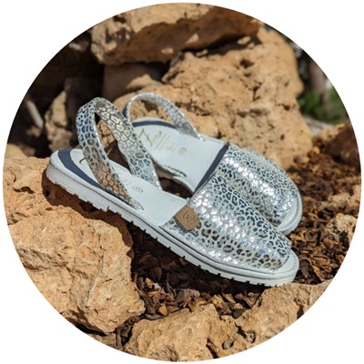 AB.Zapatos · 504-8 Guepardo plata
