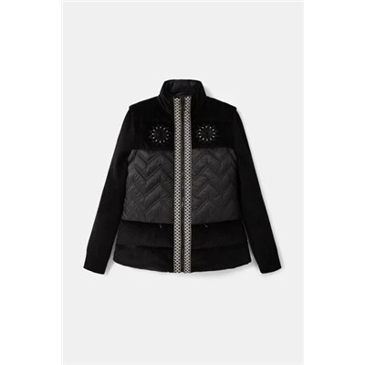 Chaqueta corta slim texturas