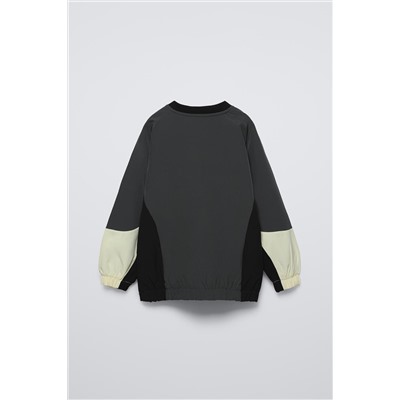 LINED SPORTY TECHNICAL SWEATSHIRT
