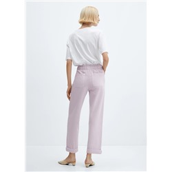 Jeans slouchy cintura goma