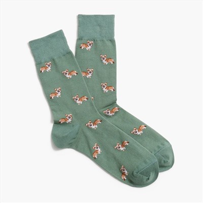 Corgi dog socks