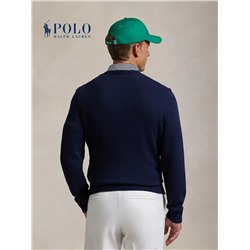 Мужской свитер с вышивкой RALPH LAURE*N ОРИГИНАЛ!