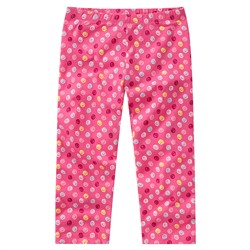 Mädchen Capri-Leggings mit bunten Pünktchen