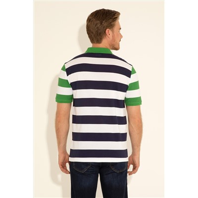 Erkek Regular Fit Polo Yaka Lacivert Tişört