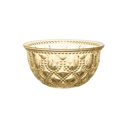 Пиала, 13 см, 400 мл, 4 шт, стекло Р, янтарная, Dubai, 62724