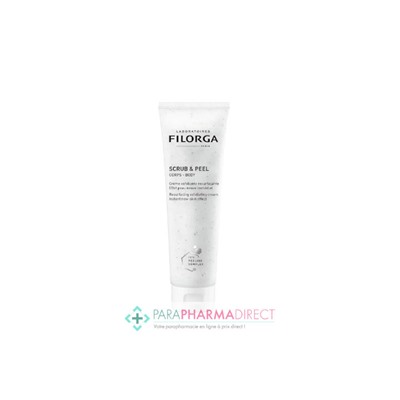 Filorga Scrub & Peel Crème Exfoliante Resurfaçante pour le Corps Effet Peau Neuve Immédiat 50ml Format Voyage