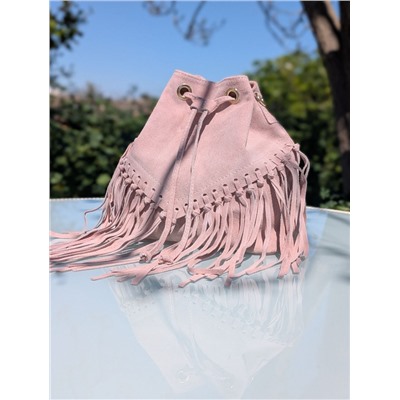 Итальянская сумка из натуральной кожи AB.Z · Pelle · Bary flecas (440) Rosa