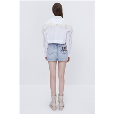 Camisa corta Blanco