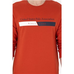 Erkek Kiremit Sweatshirt