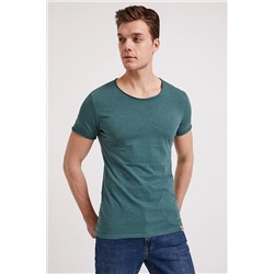 Lee Cooper Erkek Race Kesikli O Yaka T-Shirt Çağla 202 LCM 242055
