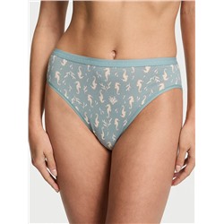 Stretch Cotton High-Leg Brief Panty