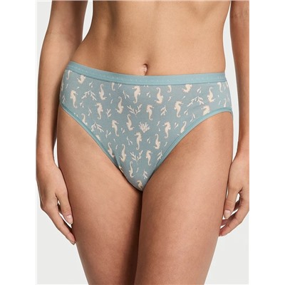 Stretch Cotton High-Leg Brief Panty