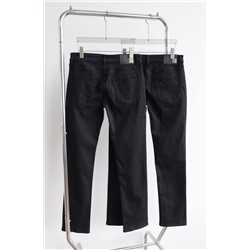Черные узкие прямые повседневные джинсы  Emporio Arman*i