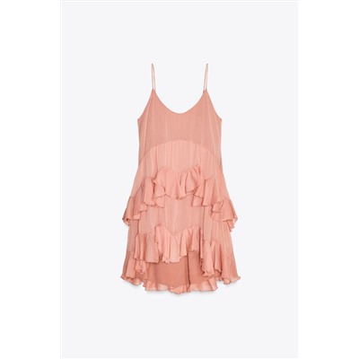 ZW COLLECTION SHORT RUFFLE DRESS
