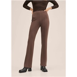 Pantalón wideleg tiro alto -  Mujer | MANGO OUTLET Melilla
