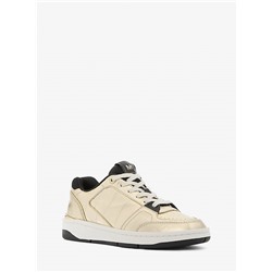 Rebel Metallic Crocodile Embossed Leather Sneaker