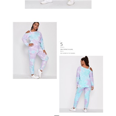 Спортивный лёгкий костюм Plus Size