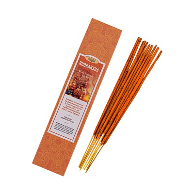 [AASHA HERBALS] Палочки ароматические РУДРАКША Rudraksha, 10 шт