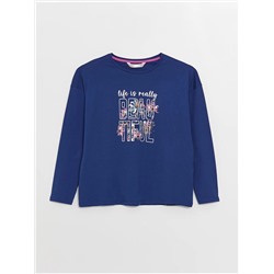 LC Waikiki Bisiklet Yaka Baskılı Uzun Kollu Kadın Pijama Takımı, LCW DREAM                                            
                                            Bisiklet Yaka Baskılı Uzun Kollu Kadın Pijama Takımı