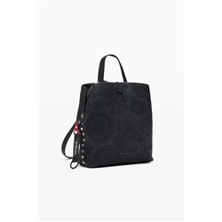 Mochila bordado flores
