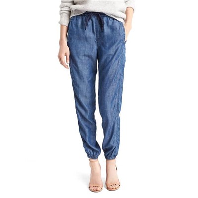 Tencel® side-panel joggers