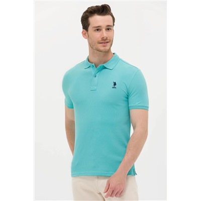 Erkek Mint Basic Polo Yaka Tişört