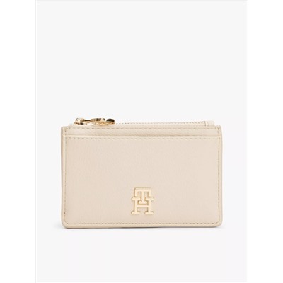 Monogram Zip Card Holder with Key Leash
