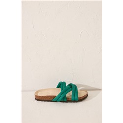 Sandalia bio tiras neopreno verde