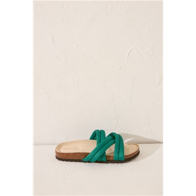 Sandalia bio tiras neopreno verde