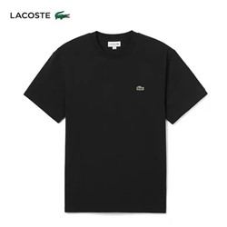 Повседневная однотонная футболка LACOST*E ОРИГИНАЛ!