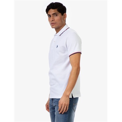 TIPPED OTTOMAN PIQUE POLO SHIRT