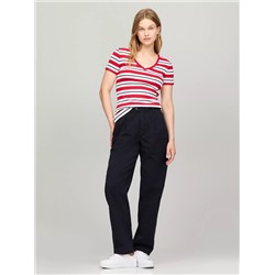 Stripe V-Neck Favorite T-Shirt