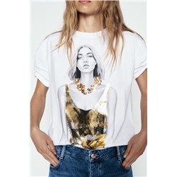 METALLIC T-SHIRT